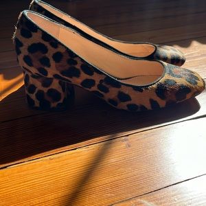 Jcrew Animal Print Heels size 5.5